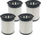 Fette Filter FSV001 Hepa Filter Replacement Pack of 4 Compatible with Fabuletta FSV001 FSV101 Girnoor G165 G160 Afoddon