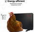 150 Econohome Safe Chicken Coop Heater, Safer Than Brooder Lamps, Gently Warm, Watts, ETL Compliant for Safety - Also