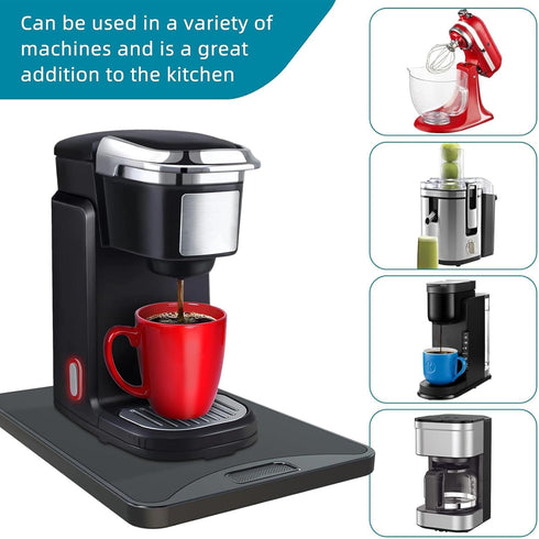 ARGOMAX Rolling Tray for Appliances, Coffee Maker Slider, 10.3'' W × 15.3'' D, Suitable for Coffee Machines, Air Fryers