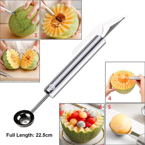NewlineNY Stainless Steel Kitchen Tools: Fruit Helper, 3 Pcs