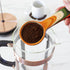 Baltique Marrakesh Collection Wooden Coffee Scoop, Colorful Birch Wood Reusable Scoop for Ground Coffee, Protein Powder
