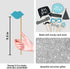 Fully Assembled Sweet 16 Birthday Photo Booth Props - Set of 30 - Teal Blue & Silver Selfie Signs with Real Glitter