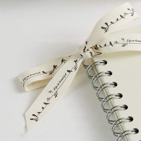 ANGEL & DOVE Funeral Guest Book & 2 Signs Set - Ivory, 12 x 8 for Memorial or Celebration of Life