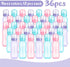 Norme 36 9.5 oz Pcs Plastic Bottles Chug Shower Game Party Favors for Shower Decorations Gender Reveal Gifts (Many