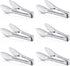 6 Pack Stainless Steel Buffet Tongs, 7-Inch Serving Tongs, Serving Utensils