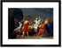 Framed Print of Historic Study Greece David Death Socrates F12x9669