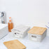PENGKE 6 Pack Plastic Storage Bins with Lid, Stackable Organizing Container Baskets for Shelves, Drawers, and Office