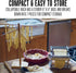 Weston Bamboo Pasta Drying Rack (53-0201), 10 Drying Arms, 16" Tall, 14" Wide