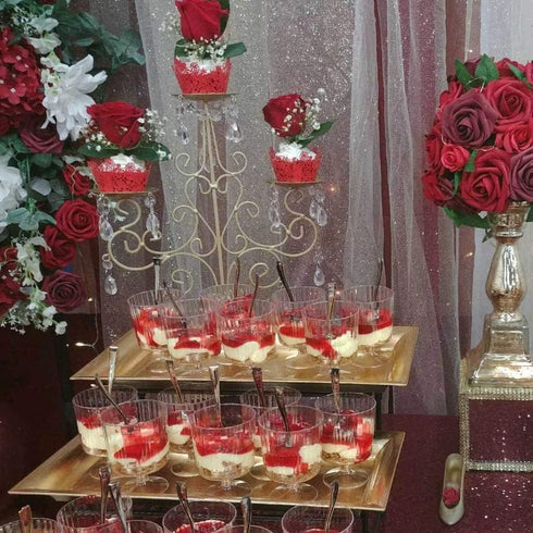 Artificial Flowers 25pcs Burgundy Foam Fake Roses with Stems for DIY Wedding Bouquets, White Bridal Shower