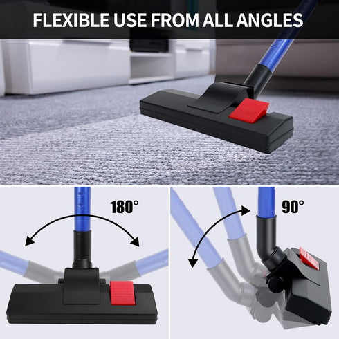 Corded Vacuum Cleaner, 17KPa Powerful Suction, 600W Motor, 4 in 1 Lightweight Handheld Stick Vacuum