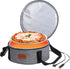 Round Food Warmer Electric Casserole Carrier - Large Heated Lunch Bag for