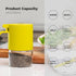 Set 2 10oz Zuutii Glass Spice Jars Moisture-Proof Spice Containers with Spoons, of Spice Bottles, Mini Seasoning