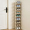 Vertical Shoe Rack 9 Tier, Narrow Free Standing Shoe Organizer for Closet,