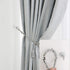 2 Pairs Curtain Hooks for Drapes - European Style White Window Curtain Holdback Hooks, Heavy Duty Wall Mounted