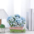 Honeydak Book Shaped Decorative Planter Small Ceramic Flowerpot Home Decor Cute Flower Vase for Book Lovers Bookshelf