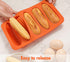 Webake Corn Stick Bread Pan Set of 2, Silicone Molds for Baking Corn Dog and Cornbread