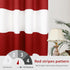Grommet 4th DriftAway Red Striped Room Darkening Curtains Patriotic Horizontal Stripe Classic Drapes for Bedroom Living