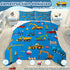 Set Set 1 Feelyou Construction Comforter Boys Twin Size Blue Excavator Bedding with Pillow Cases Kids Trucks Comforter