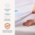 Linenspa Mattress Protector Twin XL - Waterproof, Breathable, Deep Pocket Fitted Sheet Style