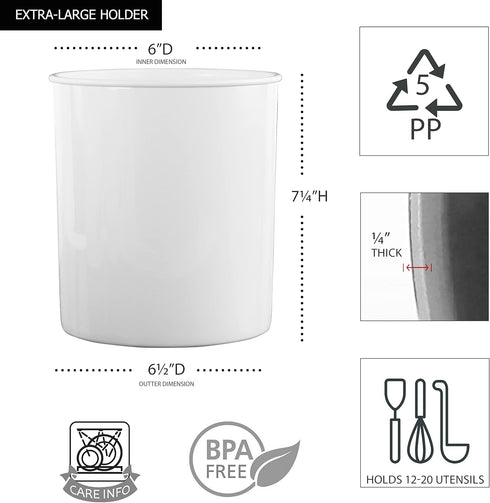 Reston Lloyd Multipurpose Utensil/Crock Holders - Organize Wide Variety of Sizes of Utensils & Tools
