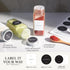 24 Pack Set, 4oz Glass Spice Jars with Labels with Metal Lids and Shakers Minimalist Small Clear Empty Spice Bottles