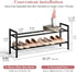 2 Closet, 18-33 Bumusty Tier Expandable Shoe Rack for Adjustable Shoe Rack for Small Space, Small Shoe Organizer