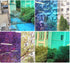 Sunice 27 x 79 inches Colorful Decorative Privacy Window Films, Self-Adhesive Anti UV DIY Home Sticker