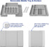 Simple Houseware Expandable Flatware Organizer - Grey Kitchen Drawer