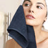 Cleanbear Extra Soft Wash Cloths Set, 6-Pack 13 x 13 Inches, Highly Absorbent Facecloths in Dark Gray