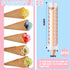 2 16'' 3'' 2 Tioncy Pcs Ice Cream Cone Dispenser Waffle Cones Holder L x Dia with Gaskets for Ice Cream Wall Mount