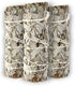 ESPOIR & AMOUR White Sage 4" - 3 Spiritual Sage Sticks for Smudging, Healing, and Ritual - Hand-Tied Sage Smudge Sticks