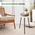 ARTORA 18 Inch (18.11' 9.25") Indoor Plant Stand, Mid Century Wood Plant Stool Adjustable White Corner Tall Plant Sand