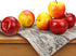 6 Lorigun Pcs Artificial Apples, Fake Fruits Apples for Decoration Realistic, Artificial Fruits Lifelike Red Apples
