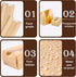 PONGHEI Packaging 200 Pack Large Paper Bread Bags for Homemade Sourdough Bread Bakery Bag for Gifting, Label Seal