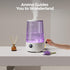 Homvana Humidifiers for Bedroom - 3.6 L Cool Mist Top-Fill, 34H Super Long Time, Quiet 16dB, Baby Humidifier, Oil
