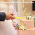 2Pcs Wedding Cake Knife and Server Set, Premium Stainless Steel Cake Cutter, 10.63" Knife and 9.25" Pie Server