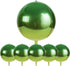 6pcs Big Gradient Green Foil Balloons, 22 Inch 4D Metallic Gradient Green Yellow for St. Patrick's Day Decorations