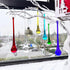 6pcs 5.9inch H&D Mix Color Large Crystal Raindrop Chandelier Prisms Hanging Drops Pendants DIY Parts