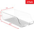 Simple Houseware Skinny Can Organizer for Pantry/Refrigerator, Clear, Set of 2