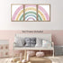 3Pcs 12x16in Rainbow Canvas Wall Art - Colorful Boho Nursery Wall Decor - Positive Affirmation Kids Heart Picture