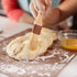 Boao 4 Pieces Pastry Brushes, Baking Basting Brush with Natural Bristle, Wooden Handle Culinary Utensils