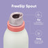 18-oz, Owala FreeSip Twist Insulated Stainless Steel Water Bottle with Straw for Sports and Travel, BPA-Free