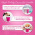 Slushy Maker Cup - DIY Magic Squeeze Cup, Portable Smoothie Maker for Juices, Milk, Ice Cream, Double Layers (Pink)