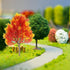 SUPVOX Mini Maple Tree Plant, Artificial Maple Tree Plastic Model, Miniature Figurine, 4pcs for Fairy Garden
