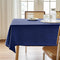 Textured Rectangle Tablecloth 52x70, Water Resistant Spill-Proof Wipeable Fabric Dining Cover for Birthday Party,