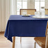 Textured Rectangle Tablecloth 52x70, Water Resistant Spill-Proof Wipeable Fabric Dining Cover for Birthday Party,