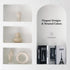 Set Decorative Books for Home Decor Foldable Black and White Faux Book Featuring Paris, London & New York Modern Coffee