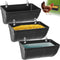 3 Pack Hanging Chicken Feeder Waterer Trough 4 Quart, Goat Feeding Supplies,