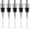 Classic Chrome Style Bottle Stopper, 3/8" x 16 tpi Threaded Post for Attaching Hand Made or Lathe Turned Handles, 5