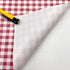 Yifely Red Holiday Gingham Drawer Paper, Self-Adhesive Shelf Liner, Makeup Cabinet Decor, 17.7 Inch by 9.8 Feet